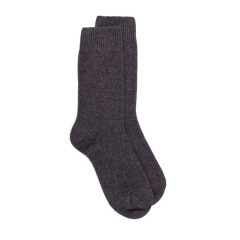 CHAUSSETTES FEMME LAINE CASHMERE GRIS 2